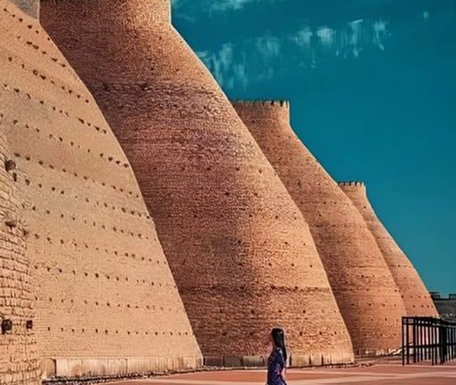 El Arca de Bujará, una fortaleza ubicada en Uzbekistán.